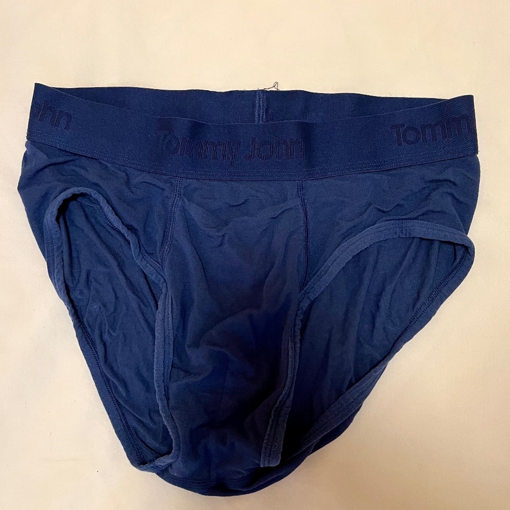 Tommy John Second Skin Briefs, Navy, M